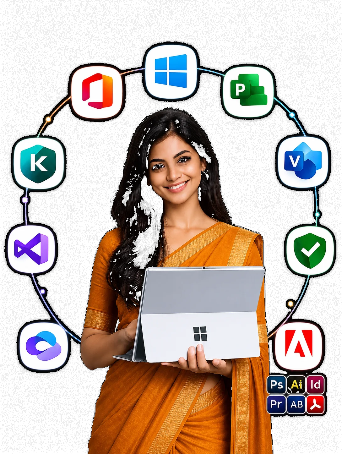 Genuine Windows, Office & creative software — instant delivery