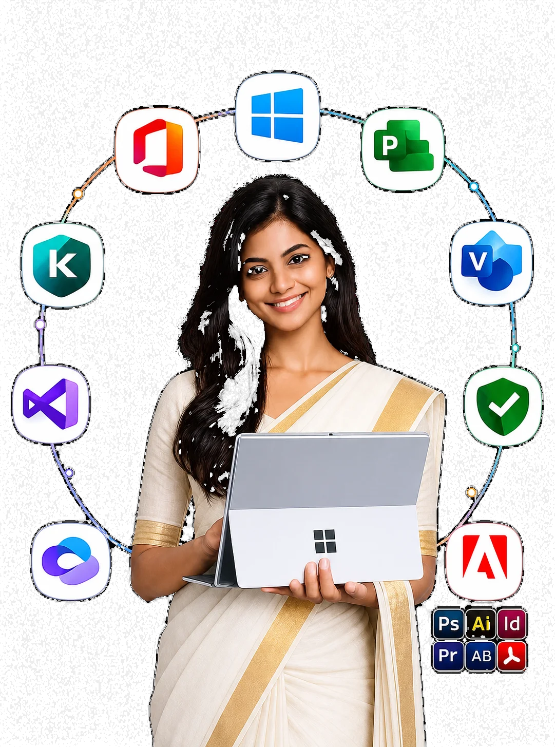 Genuine Windows, Office & creative software — instant delivery