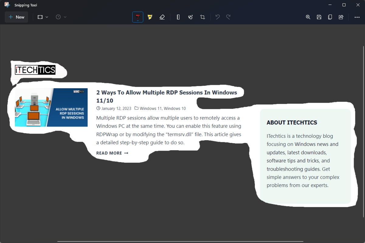 Download and Use the Free Snipping Tool for Windows 11