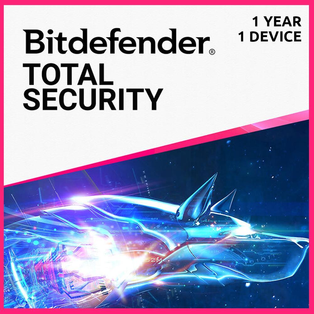[Key] Bitdefender total security 1 Year 2 Devices Activation (UAE Only)