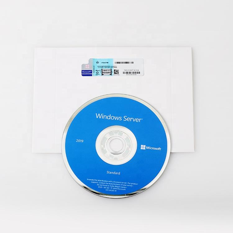 Windows Server 2019 Standard DVD Full Package English Language