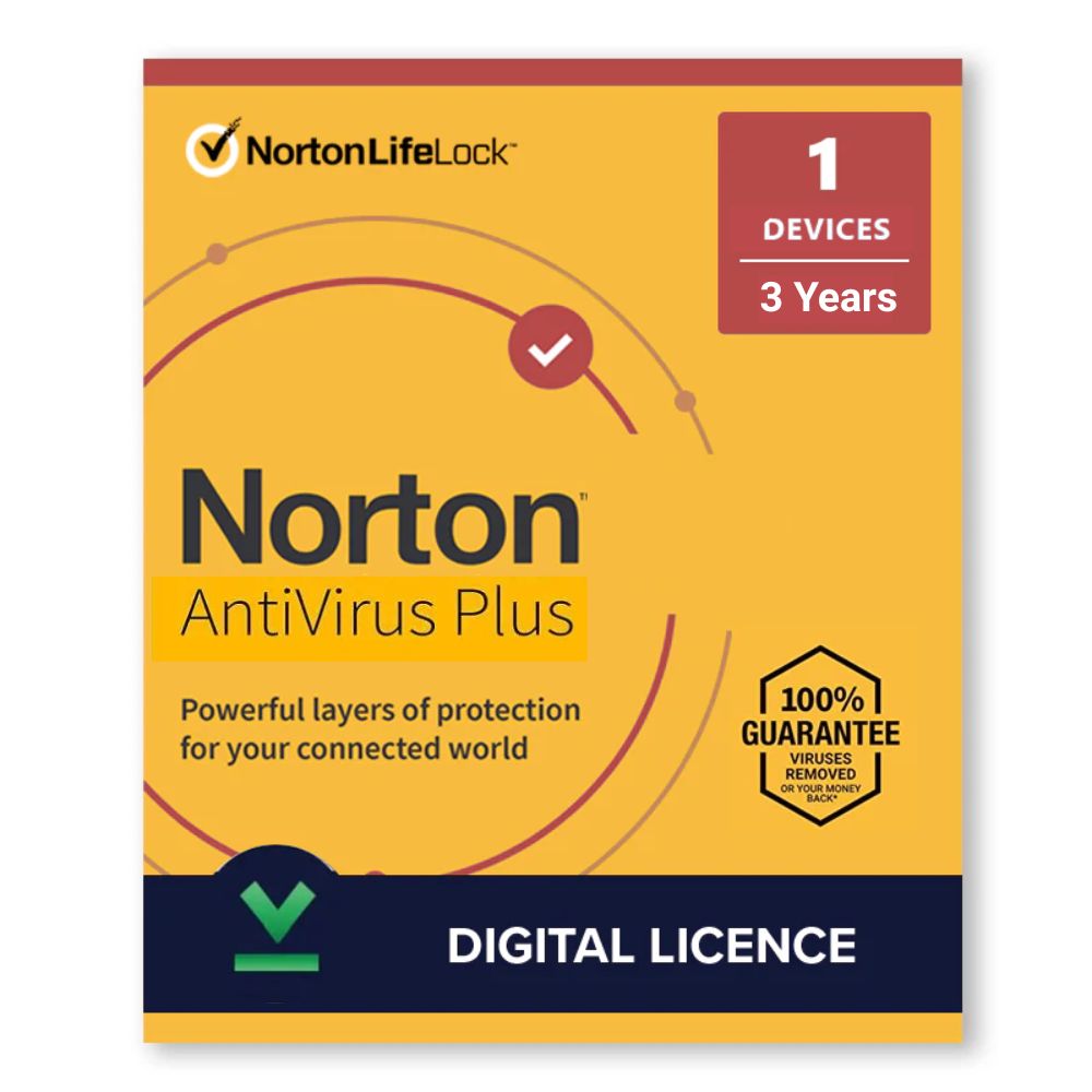 Norton Antivirus Plus 1 User 3 Years Activation