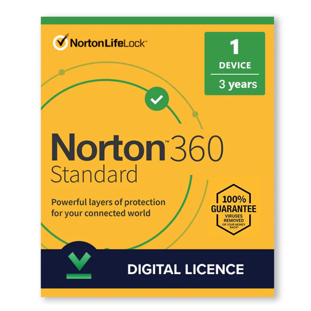 Norton 360 Standard | 1 User 3 Years Activation