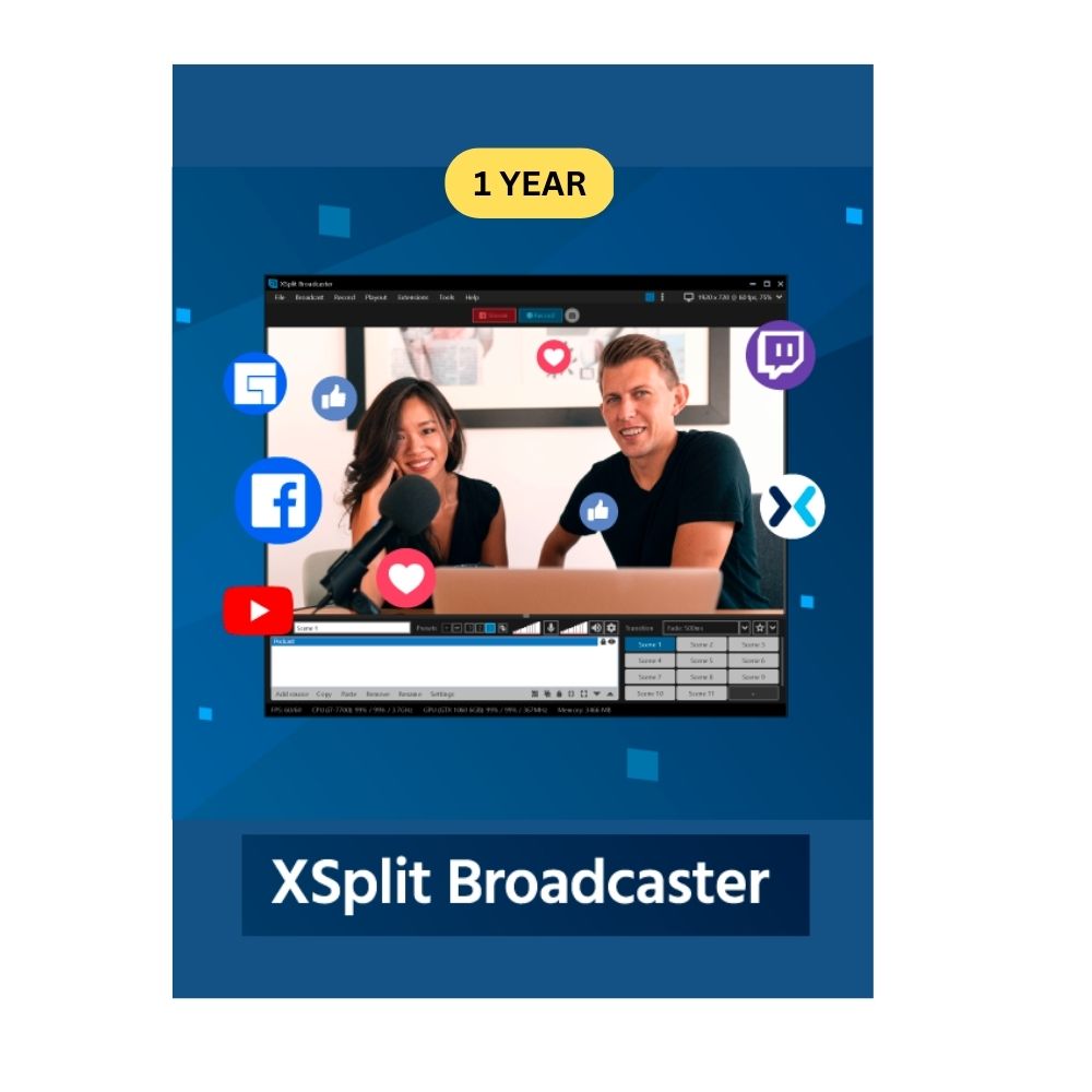 XSplit Premium - 1 Year  1 Device Activation