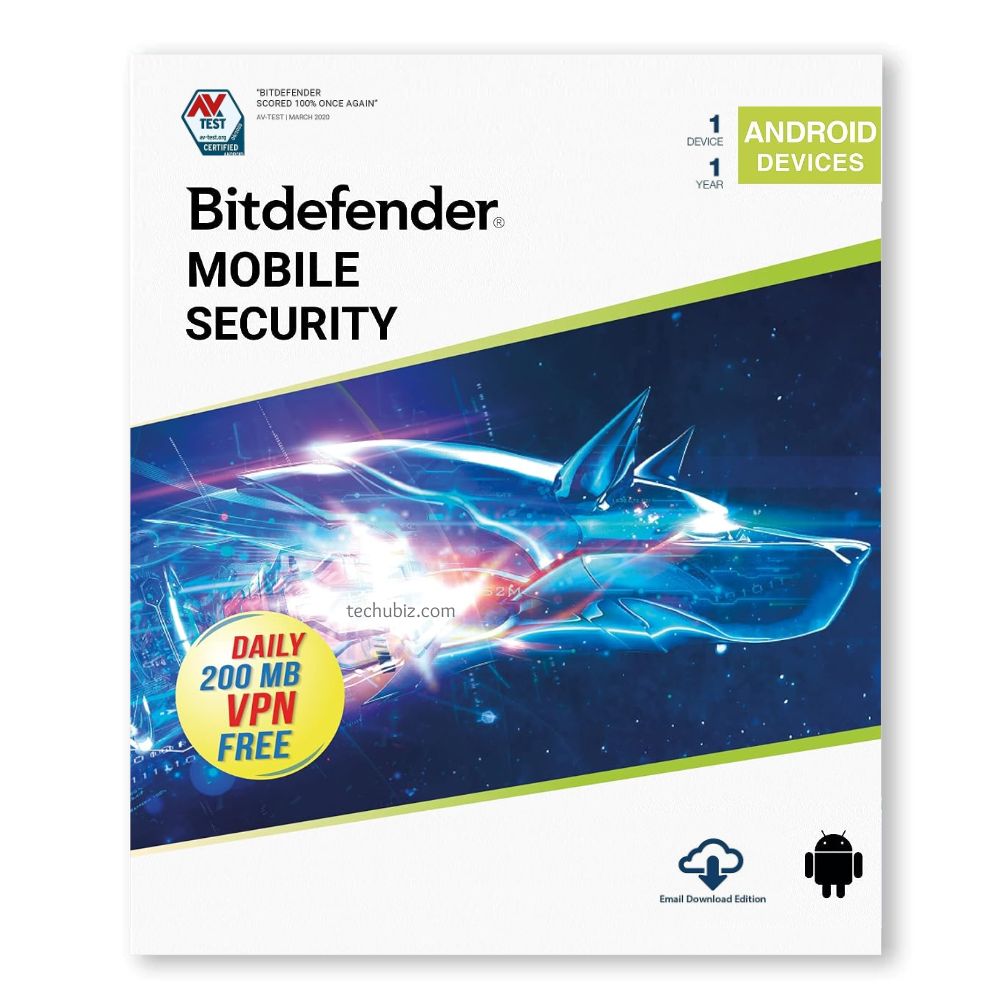 Bitdefender Mobile Security 1 Device 1 Year - Android