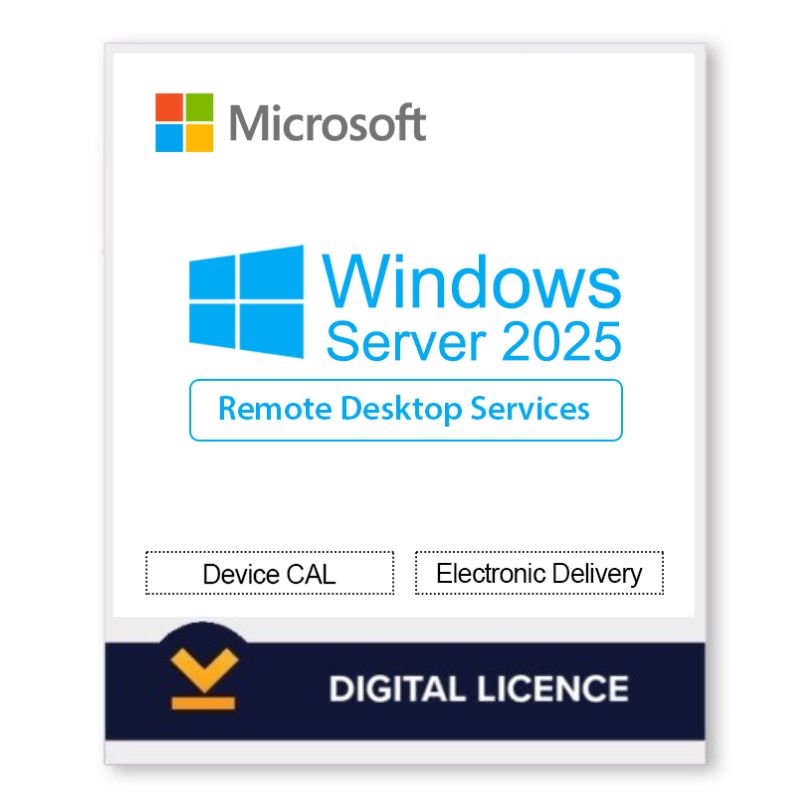 Windows Server 2025 Remote Desktop Services Device Connections (50) CAL