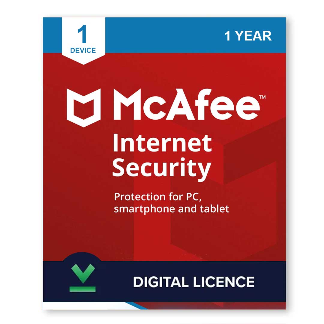 McAfee Internet Security 1 Device 1 Year Activation